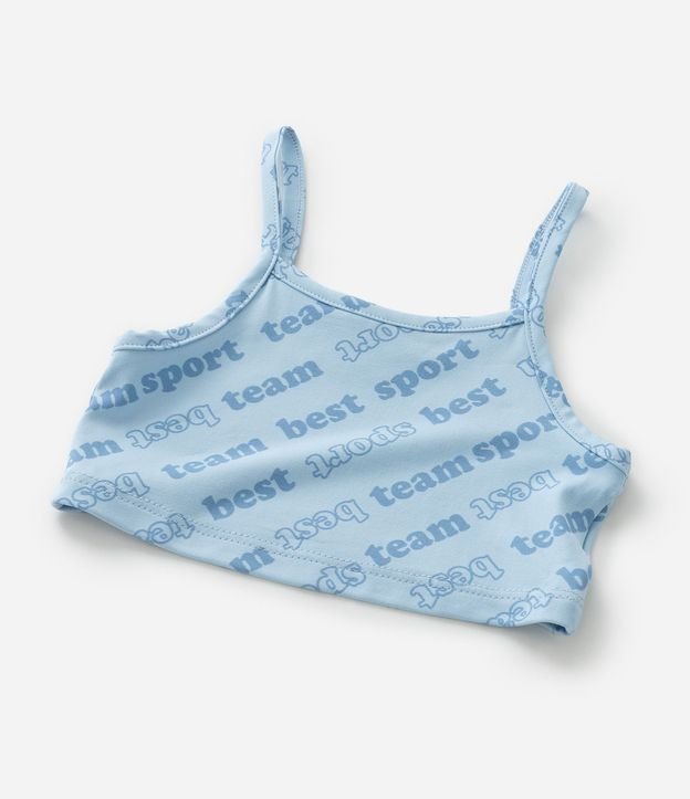 Musculosa Cropped Infantil con Lettering Sport - Talle 2 a 6 años 6