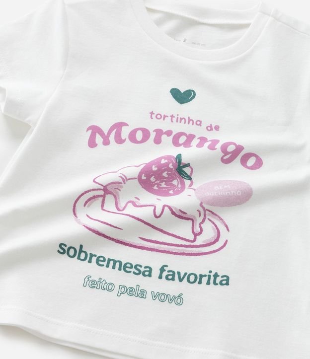 Blusa Infantil Torta de Frutilla - Talle 1 a 6 años 5