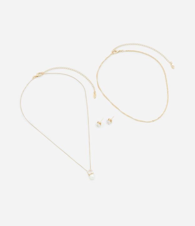 Conjunto de Collar Capas con Colgante y Caravana Punto de Luz 2
