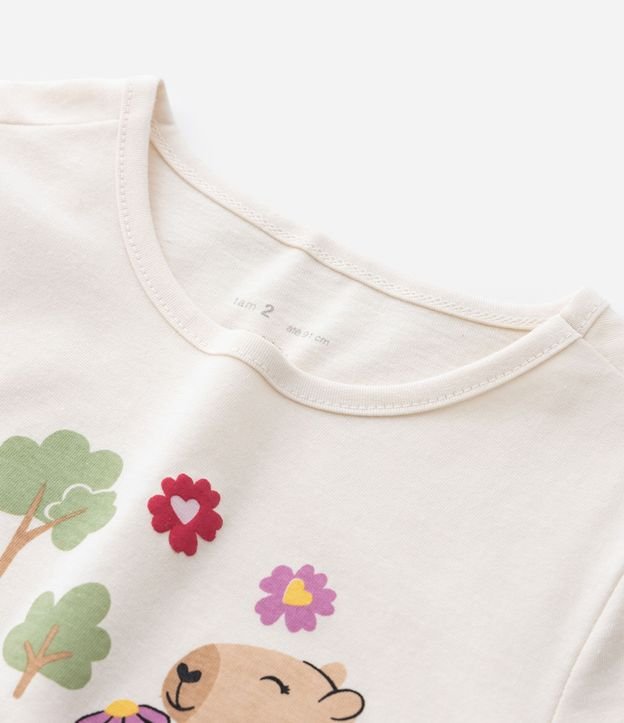 Blusa Infantil con Estampa de Carpincho - Talle 1 a 6 años 4