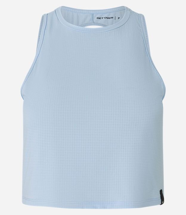 Musculosa Box Deportiva en Microfibra Texturizada con Recorte en la Espalda 4