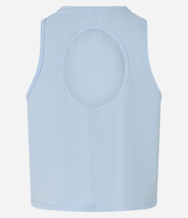 Musculosa Box Deportiva en Microfibra Texturizada con Recorte en la Espalda 8