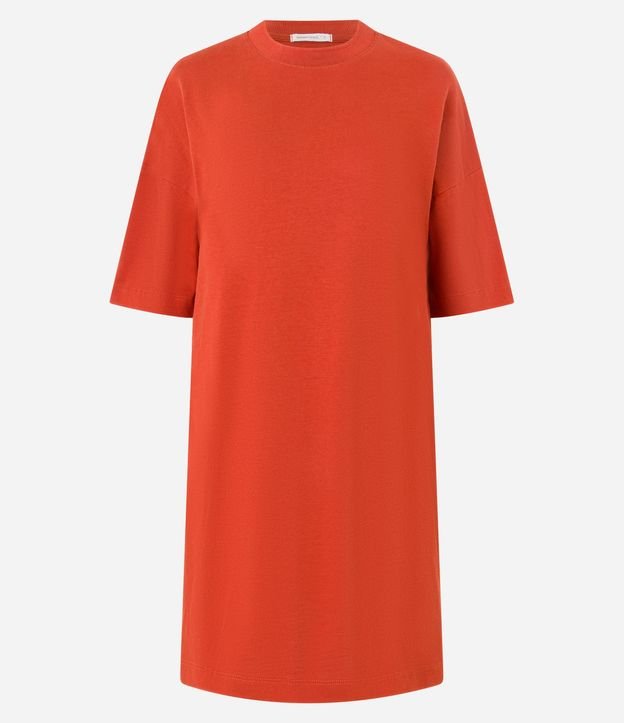 Vestido T-Shirt Básico en Algodón con Manga corta