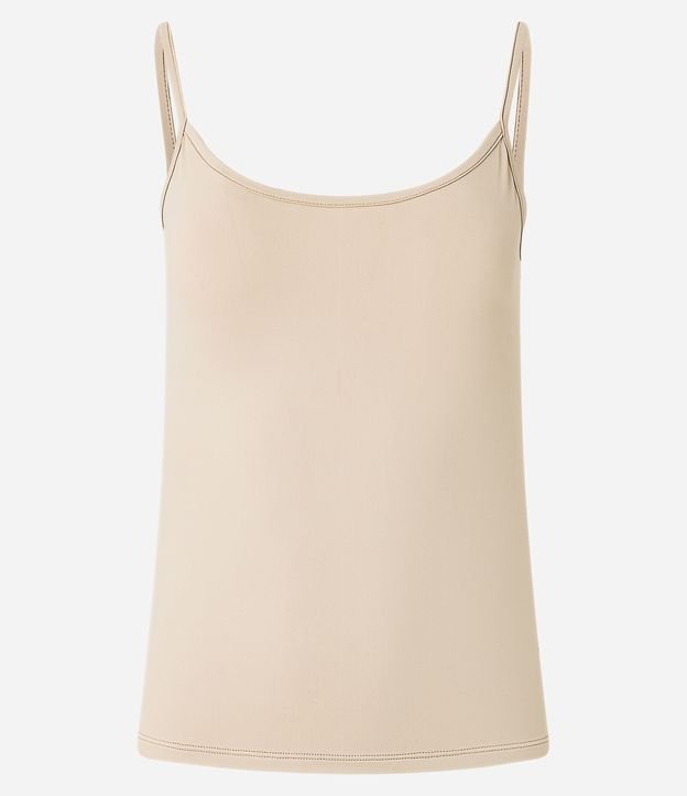 Blusa Musculosa Básica en Poliamida con Breteles Finos 7