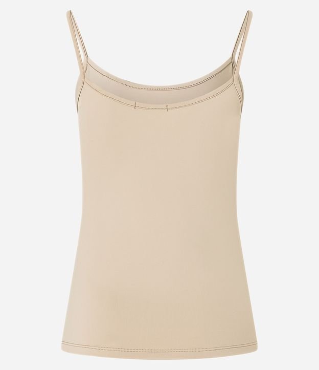 Blusa Musculosa Básica en Poliamida con Breteles Finos 8