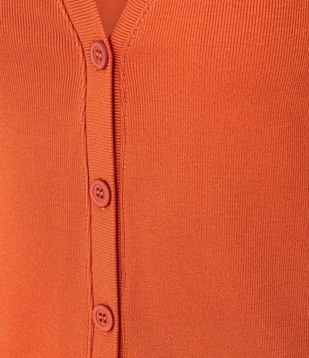 Blusa Chaleco en Rib con Abotonado Delantero 8