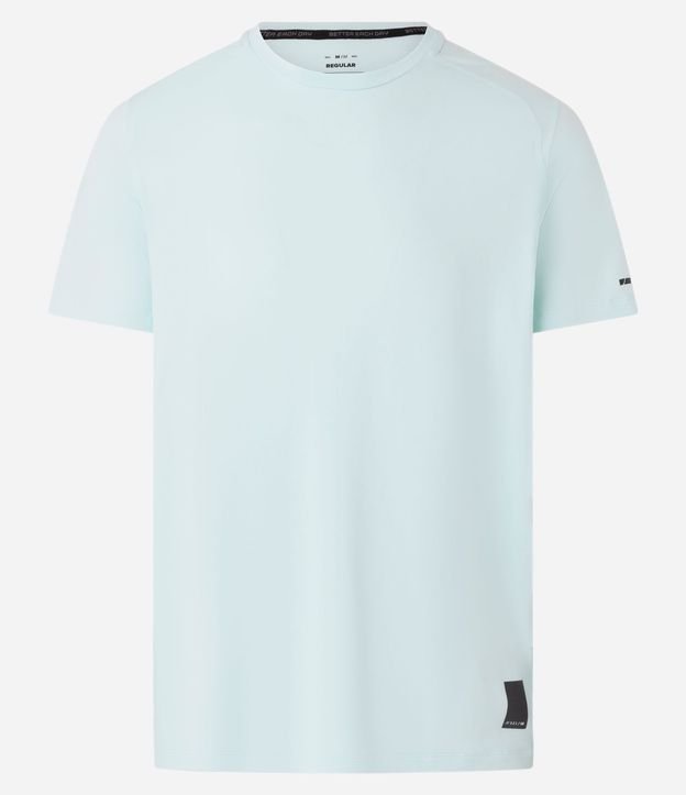 Remera Deportiva con Etiqueta en la Barra y Manga Corta 7