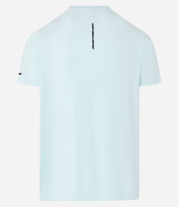 Remera Deportiva con Etiqueta en la Barra y Manga Corta 8