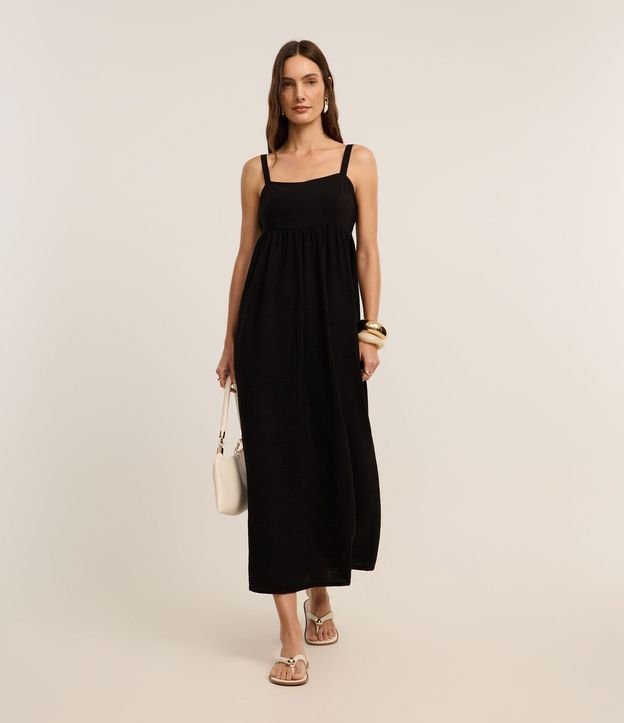Vestido Evasê Midi en Airflow con Escote Corazón 1