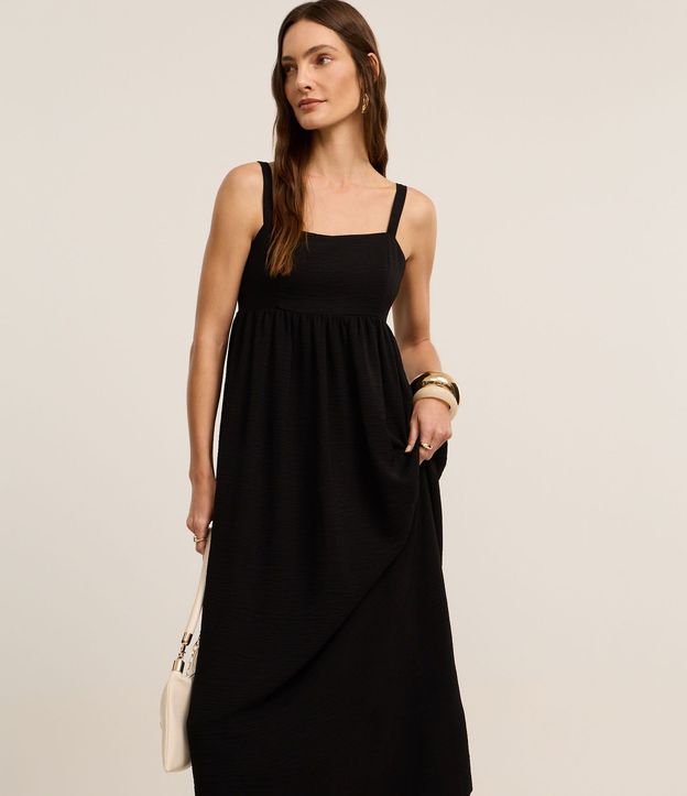 Vestido Evasê Midi en Airflow con Escote Corazón 2