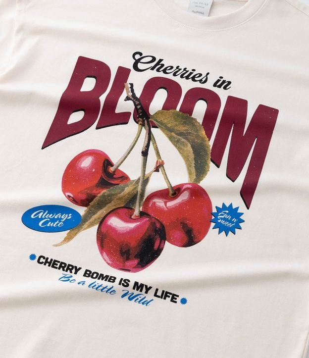 Remera Infantil con Estampa Cerezas - Talle 5 a 14 años 5