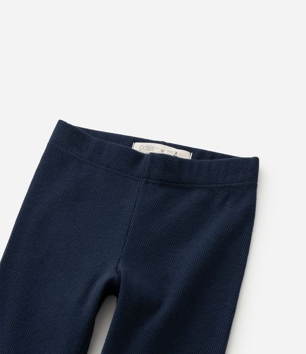 Pantalón Legging Infantil Acanalada con Costura Frufru - Talle 1 a 6 años 7