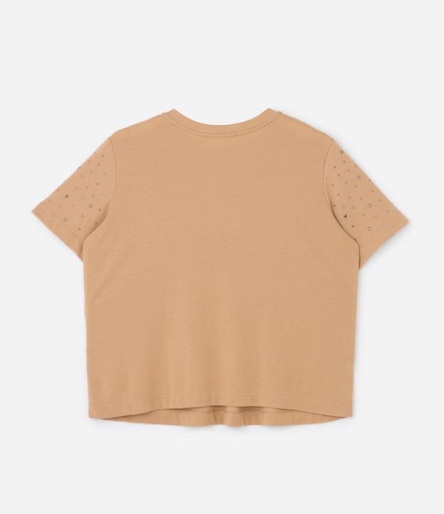 Remera con Brillos Salpicados Curve & Plus Size 4