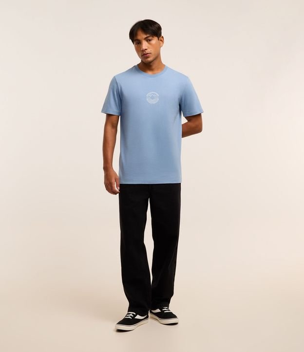 Remera Comfort en Algodón con Estampa Mini Silk Minimalista 2