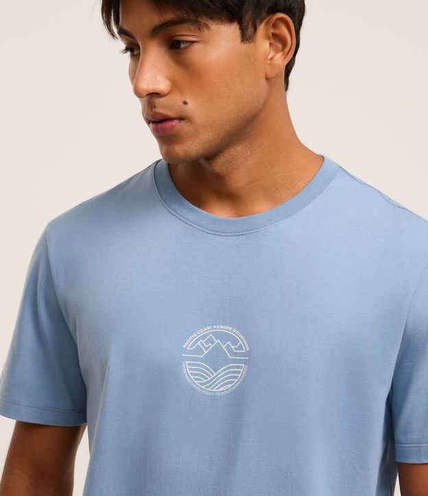 Remera Comfort en Algodón con Estampa Mini Silk Minimalista 3