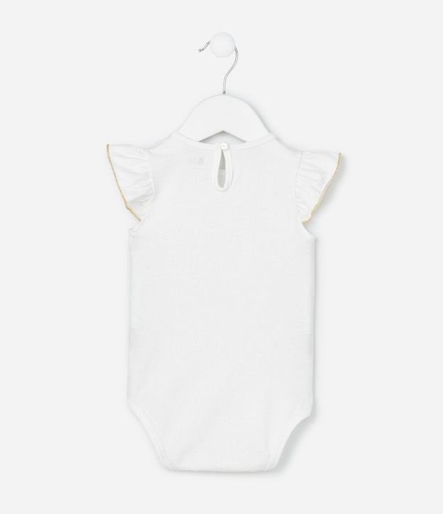 Body Infantil Gatita con Pollera de Tule - Talle 0 a 18 Meses 3