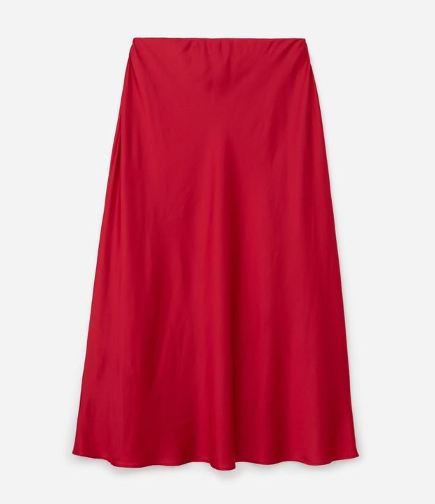 Pollera Larga en Crepé Satinada Curve & Plus Size 6