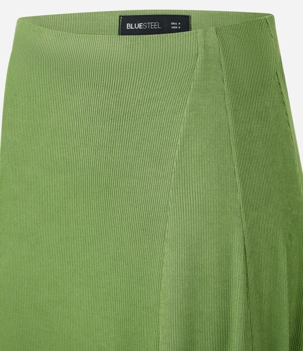 Pollera Long Midi en Rib con Bajo Asimétrica 7