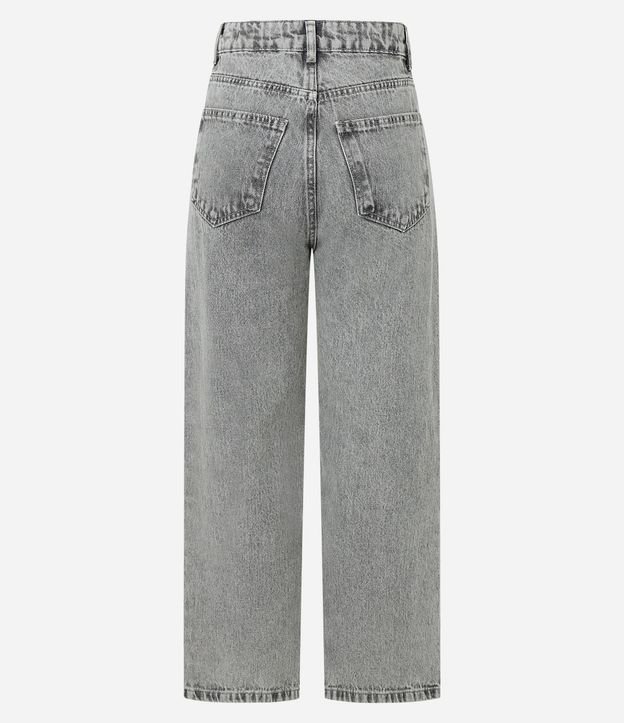 Pantalón Cropped Reta Jeans con Lavado Clássica 7