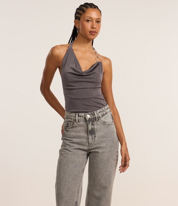 Pantalón Cropped Reta Jeans con Lavado Clássica 3