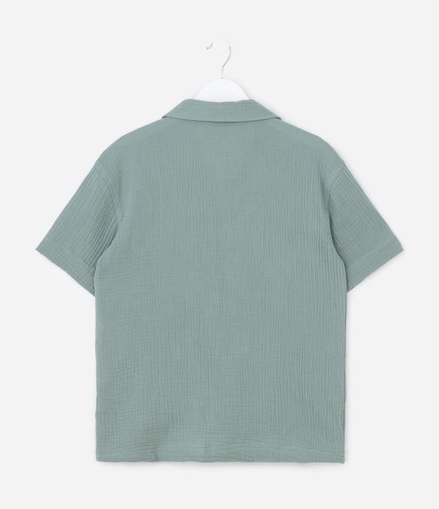 Camisa Infantil en Cotton Texturizada - Talle 5 a 14 años 3