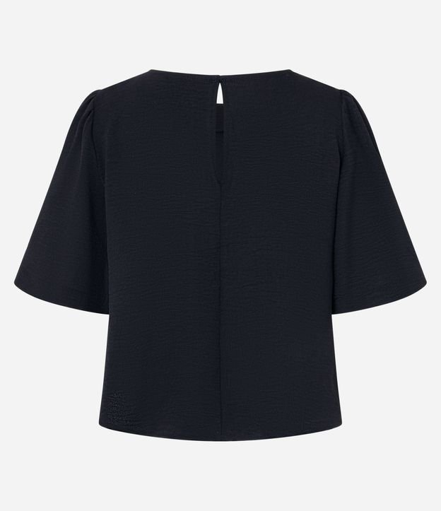 Blusa en Airflow con Manga Abullonada y Abertura Gota 8