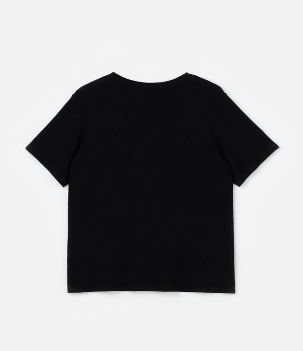 Blusa en Viscosa con Detalle con Hilo Metalizado Curve & Plus Size 4