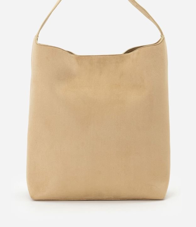 Bolsa Tote en Gamuza con Bolsillo Interno 4