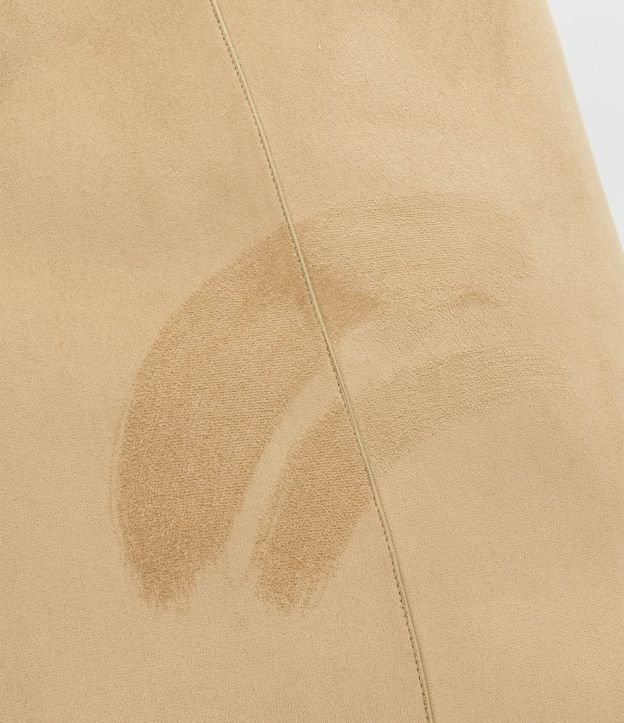 Bolsa Tote en Gamuza con Bolsillo Interno 5