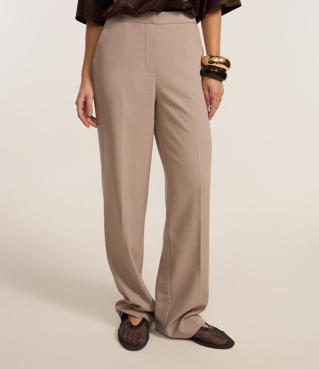 Pantalón Recto Sastre en Crepé 3