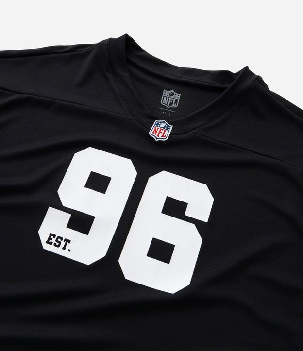 Remera Infantil Oversized con Tecnologia Dry Ravens NFL - Talle 5 a 14 años 6