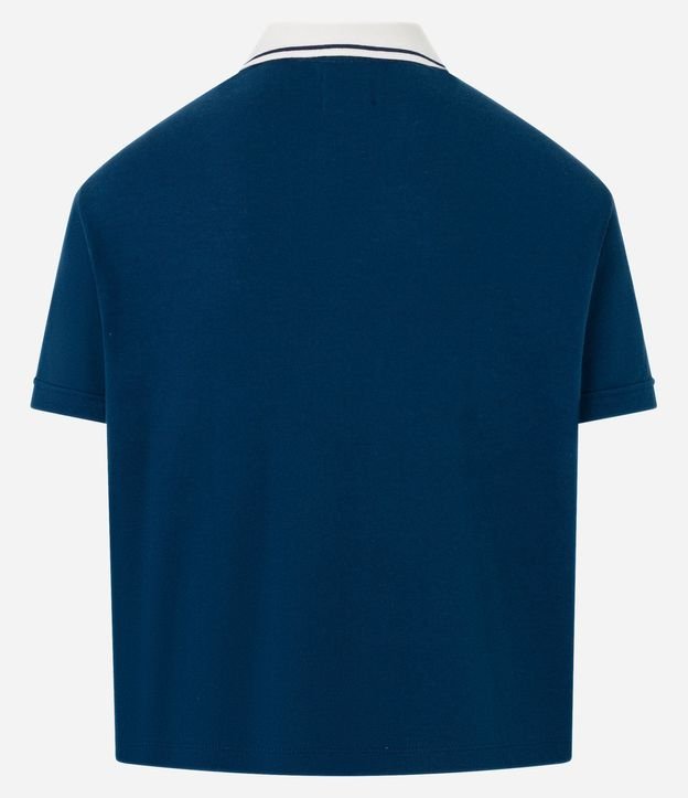 Remera Boxy Sportcore con Cuello Polo 7