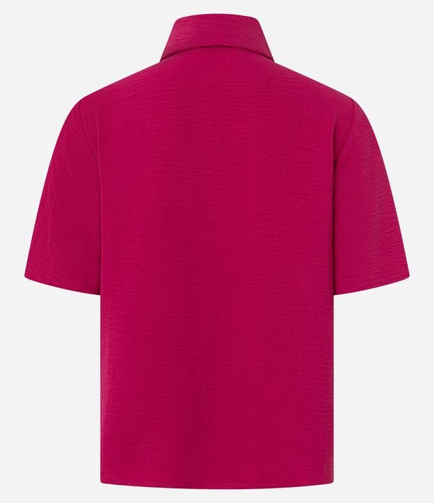 Camisa Airflow con Botones Metalizados y Bolsillos Delanteros 7