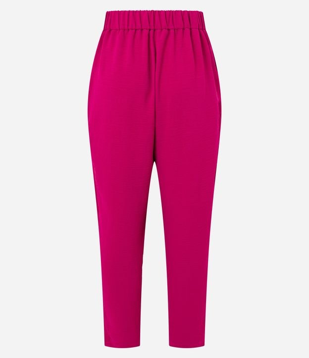 Pantalón Carrot Cintura Alta en Airflow con Hebillas Metalizadas 8