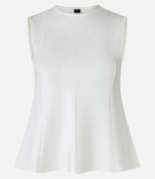 Blusa Peplum en Punto Roma 9