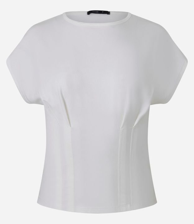 Blusa en Algodón con Pliegues Delanteros Corsetadas 6