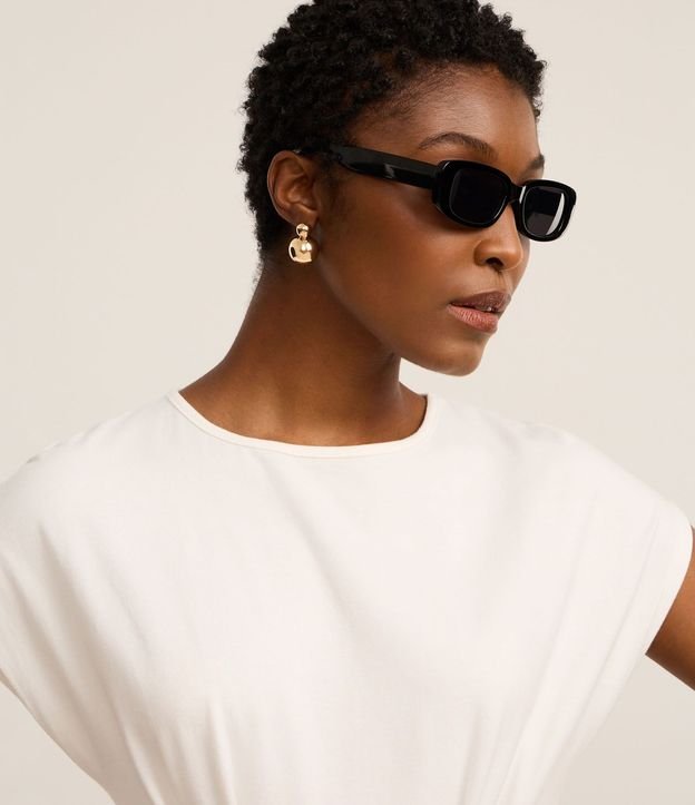 Blusa en Algodón con Pliegues Delanteros Corsetadas 5