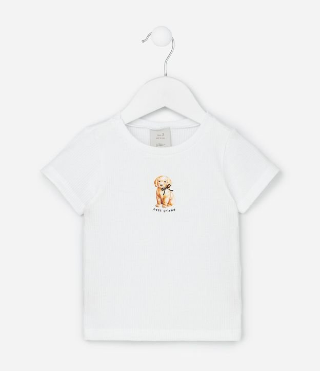 Remera Infantil con Estampa Perrito - Talle 1 a 6 años 3