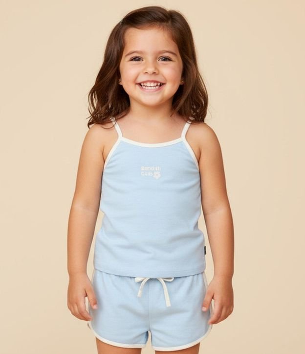 Remera Infantil Regular de Bretel Fino Garden Club - Talle 1 a 6 años