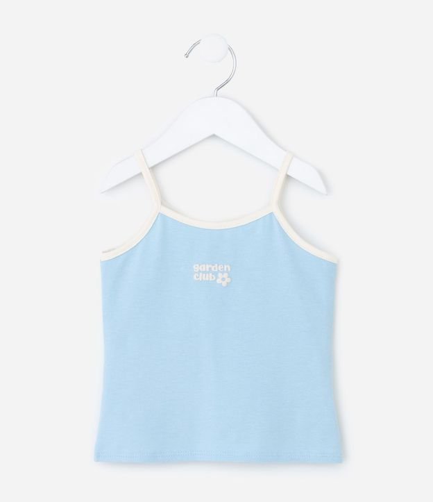 Remera Infantil Regular de Bretel Fino Garden Club - Talle 1 a 6 años