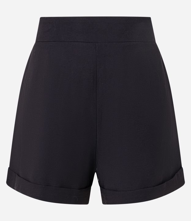 Short Sastre Cintura Alta en Viscosa Twill con Cinturón 6