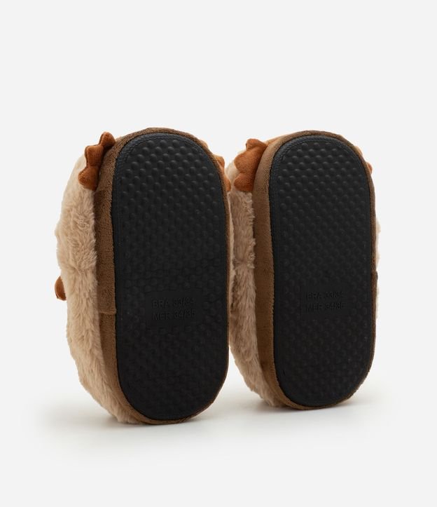 Pantufla Infantil en Fleece con Aplicación de Carpincho – Talle 30 a 36 3