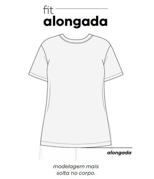Remera Alargada con Estampa Flowers Bloom Curve & Plus Size 6