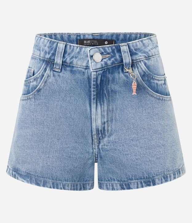 Short Slim en Jeans con Colgante Pez 5