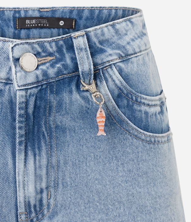 Short Slim en Jeans con Colgante Pez 6