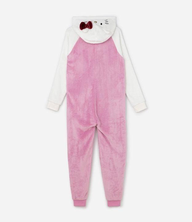 Pijama Jumper Infantil en Fleece con Bordado Hello Kitty - Talle 5 a 16 años 4