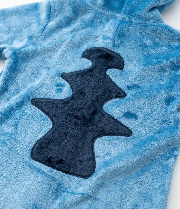 Pijama Jumper Infantil en Fleece con Bordado Stitch - Talle 5 a 14 años 4