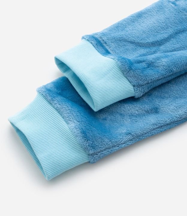 Pijama Jumper Infantil en Fleece con Bordado Stitch - Talle 5 a 14 años 5