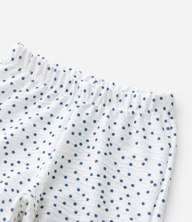 Conjunto Infantil con Estampa de Lunares Texturizado - Talle 0 a 18 Meses 10