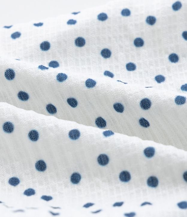 Conjunto Infantil con Estampa de Lunares Texturizado - Talle 0 a 18 Meses 12